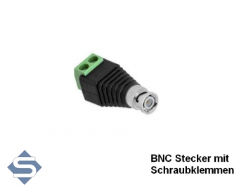 BNC-Stecker mit Schraubanschluss