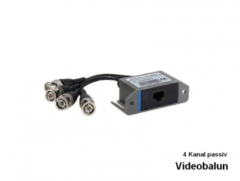 4-Kanal Video Balun - 4x Video (BNC-Kabel) über 1x Netzwerkkabel (HDTec VB-4ch)