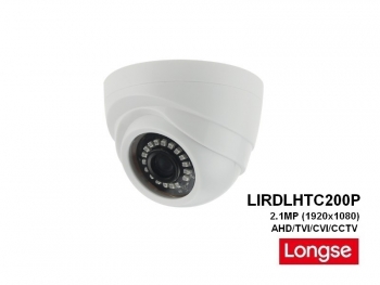 HD Dome Überwachungskamera, 2.1MP (1920x1080p), 20m Nachtsicht, 3.6mm Objektiv, Multisystem: AHD/CVI/TVI/CCTV, Mod.: LIRDL-HD