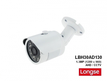 HD Überwachungskamera, 1280x960p, 30m Nachtsicht, 3.6mm Fixfokus, Dualsystem AHD + CCTV (LH30-AD)