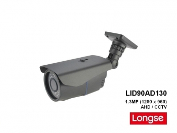 HD Überwachungskamera, 1280x960p, 60m Nachtsicht, 2.8-12mm Vario-Objektiv, Dualsystem AHD + CCTV (LD90-AD)