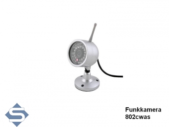 Analoge Funkkamera mit Nachtsicht, wetterfest (IP64), 420TVL (CM802cwas)