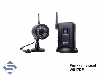 Funk Kamera System digital, Video + Ton + Nachtsicht (W817DF1)