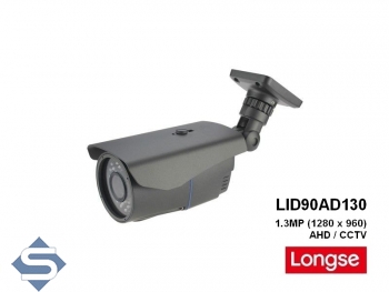 LONGSE LID90AD130, 60m Nachtsicht, 2.8-12mm Objektiv, 1.3MP (1280x960), IP66, AHD/CCTV berwachungskamera