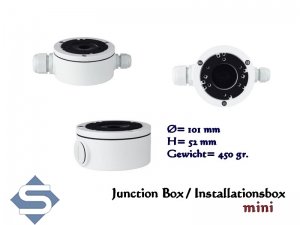 LONGSE Installationsbox / Junction Box mini fr kleine berwachungskameras und IP-Kameras