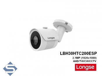 LONGSE LBH30HTC200ESP, 30m Nachtsicht, 3.6mm Objektiv, 2.1MP (1920x1080), IP66, AHD/TVI/CVI/CCTV berwachungskamera