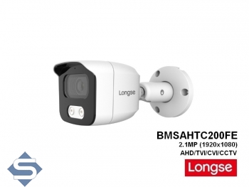 LONGSE BMSAHTC200FE, 25m Nachtsicht, 3.6mm Objektiv, 2.1MP (1920x1080p), IP67, AHD/CVI/TVI/CCTV berwachungskamera