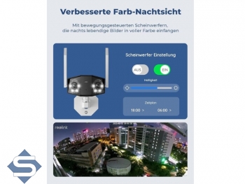 REOLINK DUO 2 WIFI, 180 Panorama Weitwinkel, 8MP/4K (4608 x 1728), 30m IR, Dual Objektiv, 2-Wege Audio, IP66, IP berwachungskamera