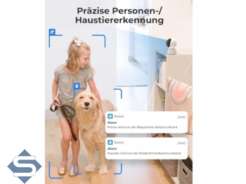 REOLINK E1 Pro, Indoor, 4MP/2K (2560 x 1440), PT 355 / 50, 12m IR, WIFI, 2 Wege Audio, Auto Tracking, IP berwachungskamera