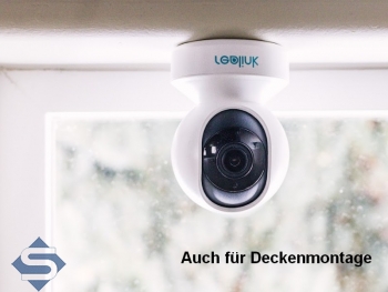 REOLINK E1 Zoom, 3-fach optischer Zoom, Indoor, 5MP Super HD (2560x1920), PTZ 355/50/3x, 12m IR, WIFI, 2 Wege Audio, Auto Tracking, IP berwachungskamera