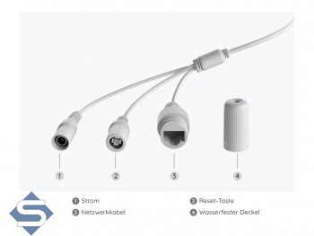 REOLINK RLC-833A, POE, 8MP/4K (3840 x 2160), 30m Infrarot + farbige Nachtsicht, 3x optischer Zoom, 2 Wege Audio, IP67, IP Dome berwachungskamera