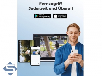 REOLINK RLC-810A, 8MP/4K (3840 x 2160), 30m Infrarot Nachtsicht, POE, 4mm Fixfokus 87, Audio Aufzeichnung, IP67, IP berwachungskamera