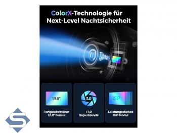 REOLINK CX410W, 4MP/2K (2560 x 1440), ColorX Vollfarb-Nachsicht,WIFI 2.4GHz/5GHz, 4mm Objektiv, 2 Wege Audio, IP67, IP berwachungskamera