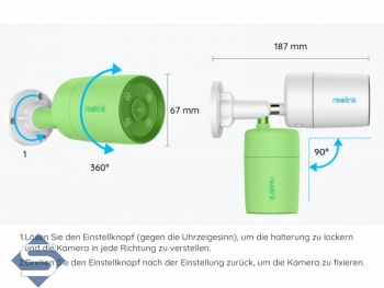 REOLINK CX410 POE, 4MP/2K (2560 x 1440), ColorX Vollfarb-Nachsicht, 4mm Objektiv, 2 Wege Audio, IP67, IP berwachungskamera