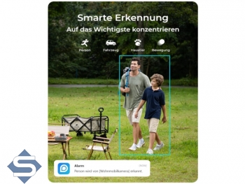 REOLINK Go Ultra, 4G LTE Kamera, Akkubetrieben, 8MP/4K (3840 x 2160), 10m Infrarot Nachtsicht, 2 Wege Audio, IP66, IP berwachungskamera
