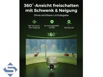 REOLINK Go Ranger PT, 4G LTE Wildkamera, Akkubetrieben, 8MP/4K (3840 x 2160), schwenk und neigbar, 10m no glow Infrarot Nachtsicht, 2 Wege Audio, IP66, IP berwachungskamera