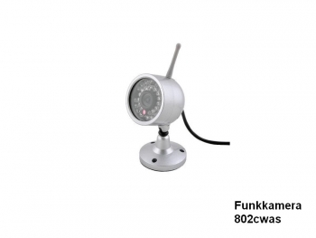 Funkkamera mit Nachtsicht, wetterfest (IP64), 420TVL (CM802cwas)