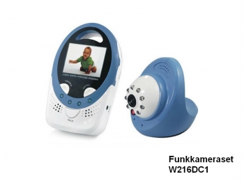 Babyphone digital Video + Ton, TFT, Wechselsprechf. (W216DC1)